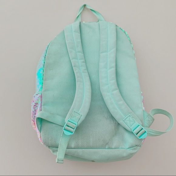 GUC Justice Kids Sequin Backpack - Picture 2 of 3
